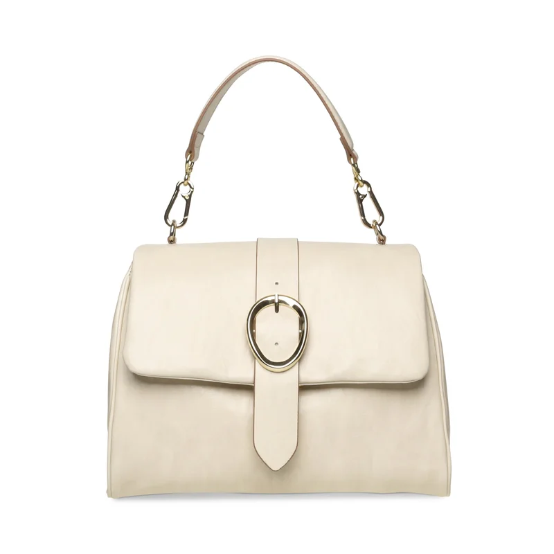 Steve madden bengine women's bone/gold satchel bag